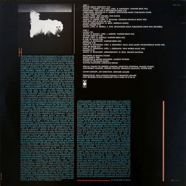Release: Music Makers-Vinyl-France-1986-OWL 044-2195264