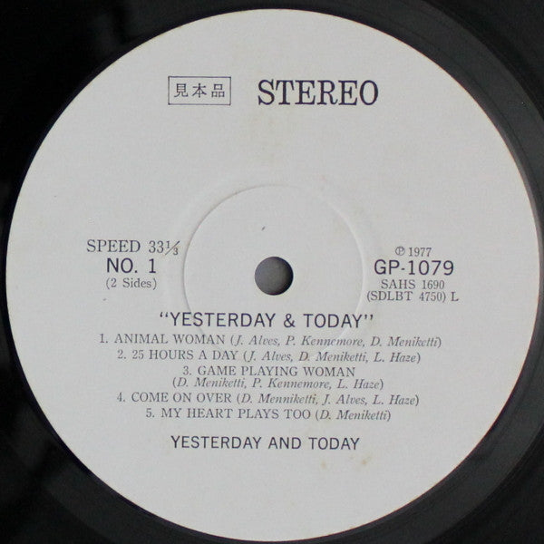 Yesterday And Today