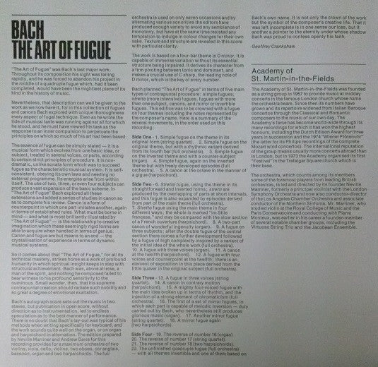 Bach / The Art Of Fugue