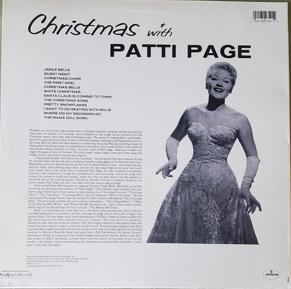 Master Release: Christmas With Patti Page by Patti Page