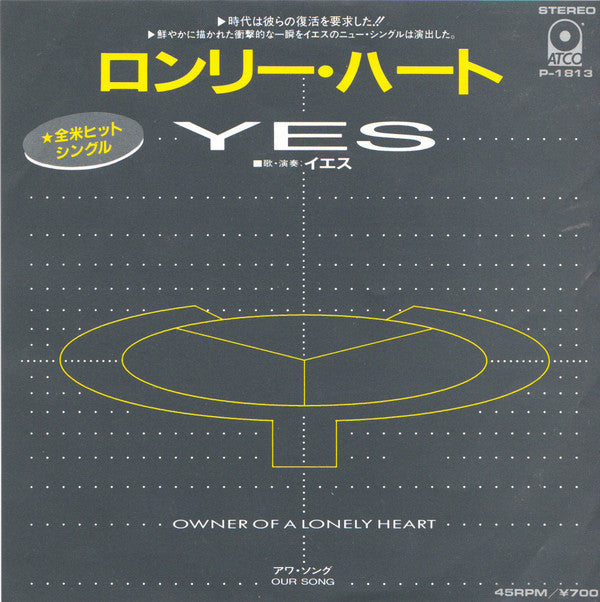 Master Release: Owner Of A Lonely Heart by Yes