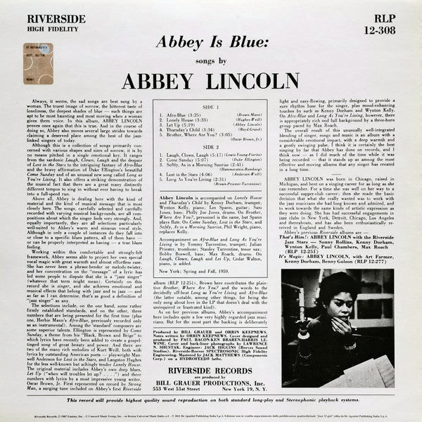 Release: Abbey Is Blue-Vinyl-Italy-2014-RLP 12-308-5644511