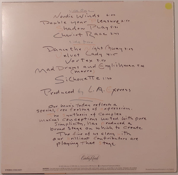 Release: Shadow Play-Vinyl-UK-1976-CRB 81671-3944515