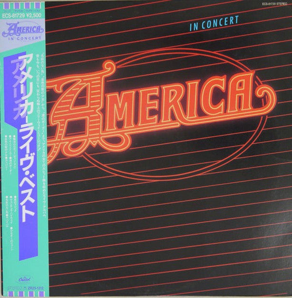 Release: America In Concert-Vinyl-Japan-1985-ECS-81729-8257477