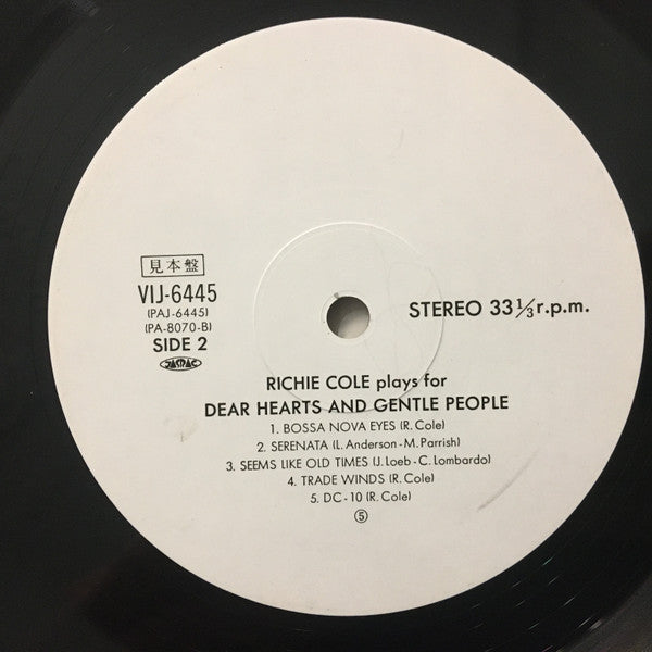 Richie Cole Plays For 'Dear Hearts And Gentle People'