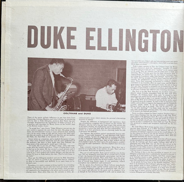 Release: Duke Ellington & John Coltrane-Vinyl-US-1968-AS-30, AS-30, A-30-4344161