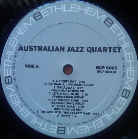 The Australian Jazz Quartet