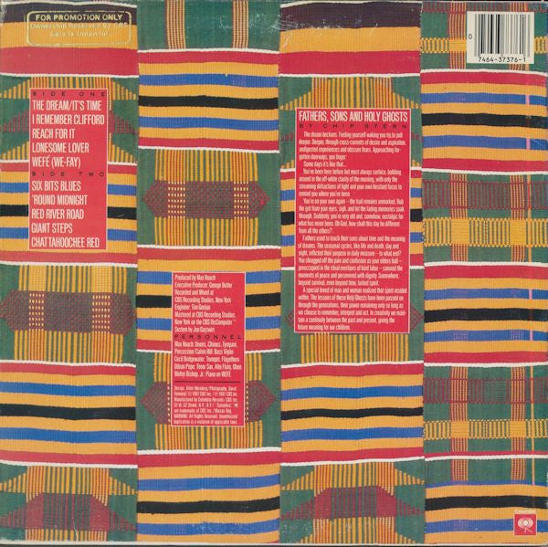 Master Release: Chattahoochee Red by Max Roach