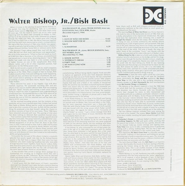 Release: Bish Bash-Vinyl-US-1977-Xanadu 114-4338378