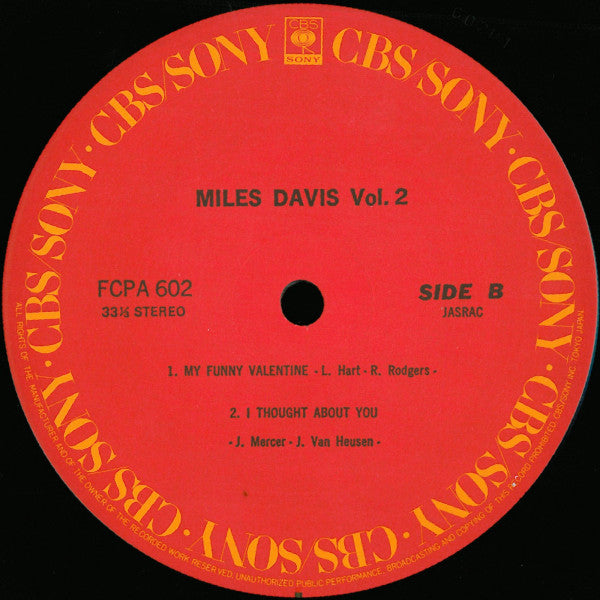 Miles Davis Vol. 2