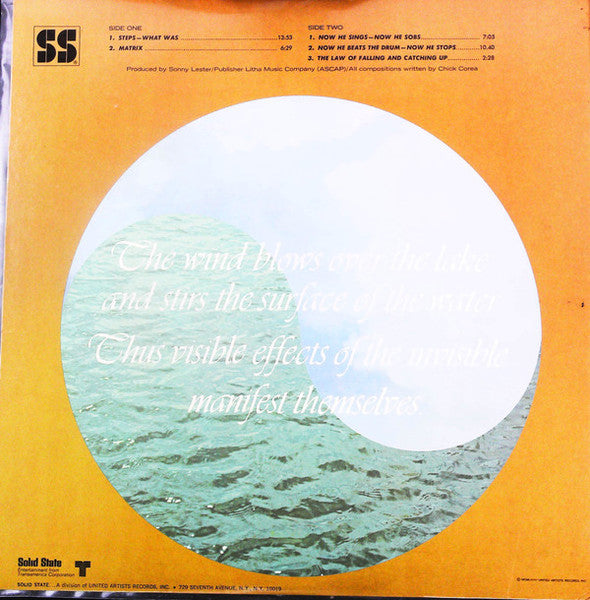 Now He Sings, Now He Sobs