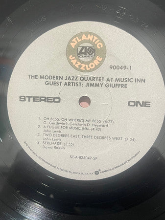 The Modern Jazz Quartet At Music Inn