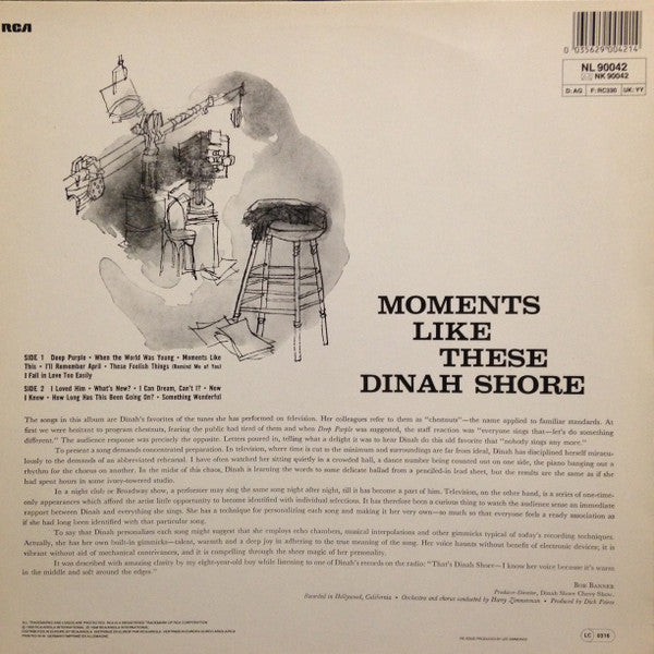 Release: Moments Like These-Vinyl-UK & Europe-1987-NL90042-3640232