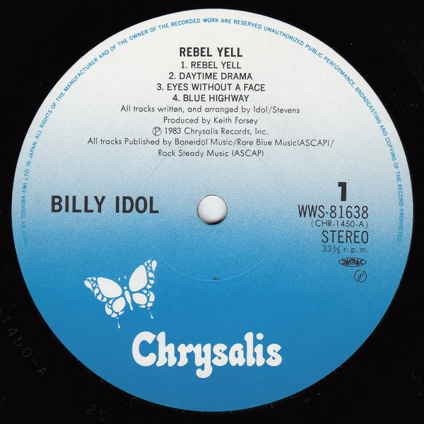 Release: Rebel Yell-Vinyl-Japan-1984-WWS-81638-4368241