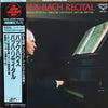 Wilhelm Backhaus - Bach Recital (Vinyl, LP) Very Good Plus (VG+) / Very Good Plus (VG+)