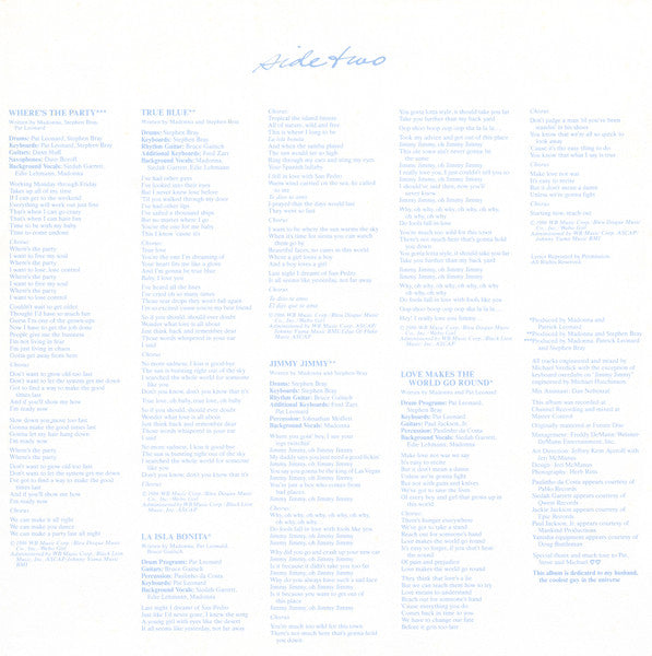 True Blue = トゥルー・ブルー