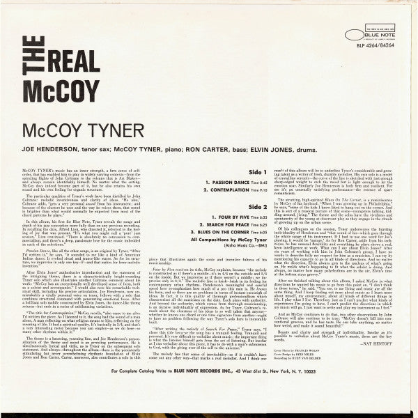 Release: The Real McCoy-Vinyl-US-1973-BST 84264-6267794