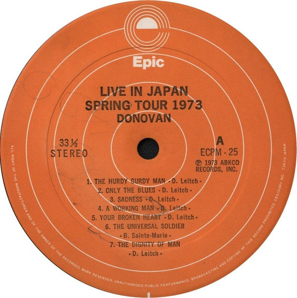 Live In Japan: Spring Tour 1973