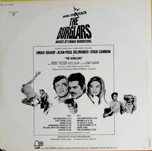 Master Release: Le Casse - (Bande Sonore Originale Du Film D´Henri Verneuil)  by Ennio Morricone