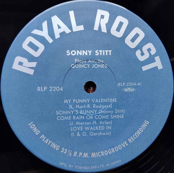Sonny Stitt Plays Arrangements From The Pen Of Quincy Jones