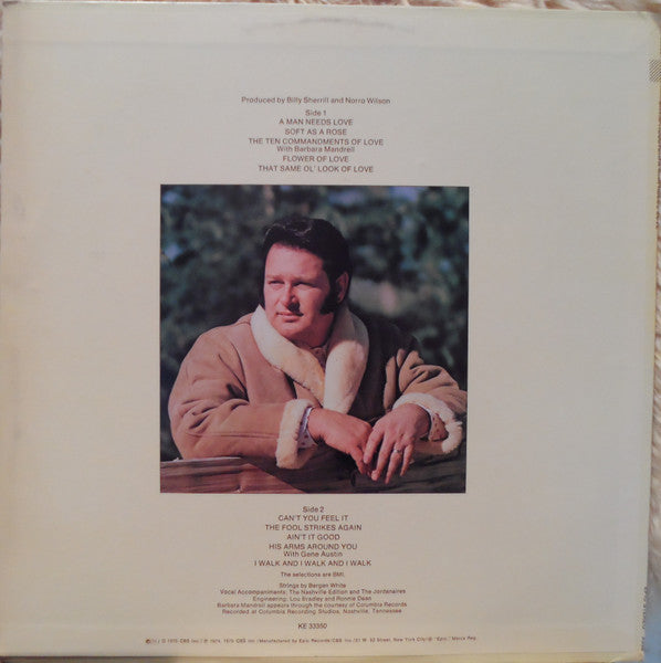 Release: A Man Needs Love-Vinyl-US-1975-KE 33350-9315631