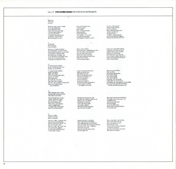 The Complete Works Of Anton Webern, Volume 1 (Op. 1-31)