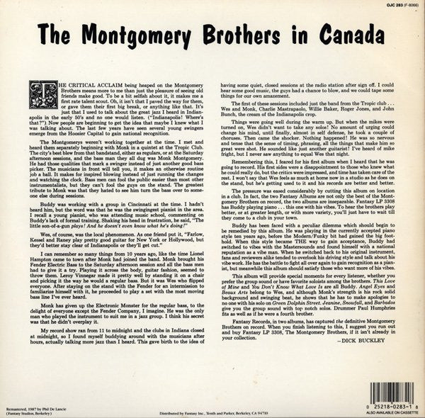 The Montgomery Brothers In Canada