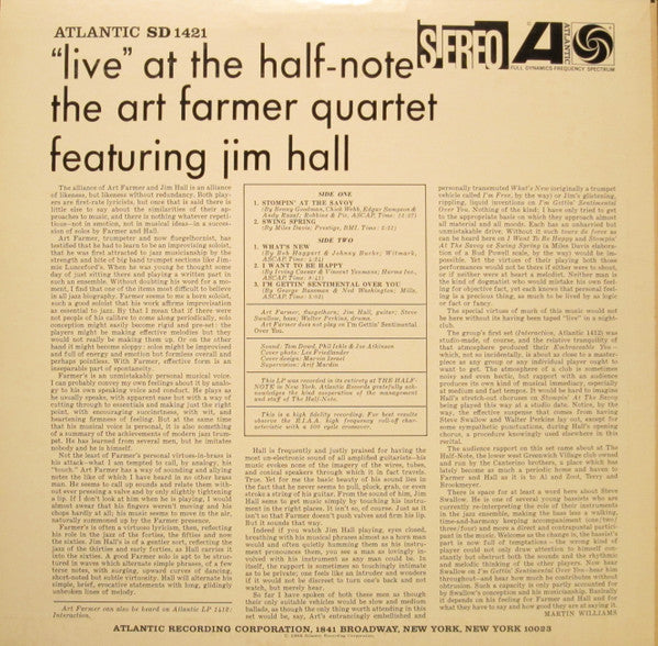 "Live" At The Half-Note