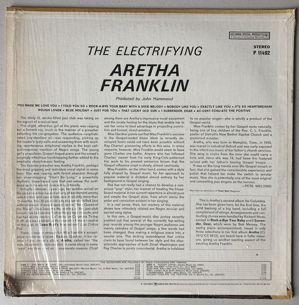 The Electrifying Aretha Franklin