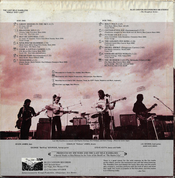 Master Release: While They Last by The Last Mile Ramblers