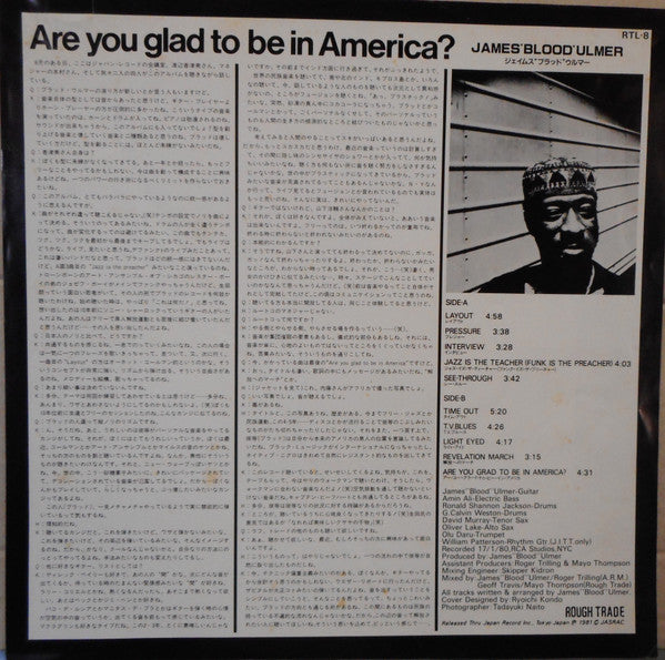 Are You Glad To Be In America?