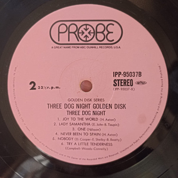 Three Dog Night Golden Disk