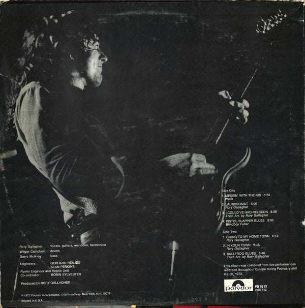Rory Gallagher Live!