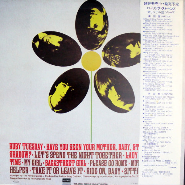 Release: Flowers-Vinyl-Japan-1982-L20P1039-6230560