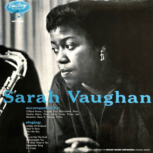 Release: Sarah Vaughan-Vinyl-Europe-2004-MG 36004, 36004, MG 36004-3281988