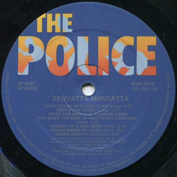 Release: Zenyatta Mondatta-Vinyl-Canada-1980-SP 4831-6426744