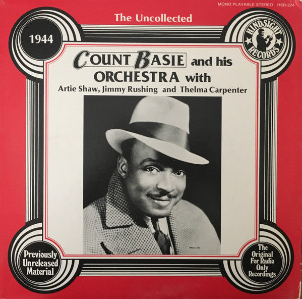 Release: The Uncollected Count Basie, 1944-Vinyl-US-1986-HSR-224-5785740