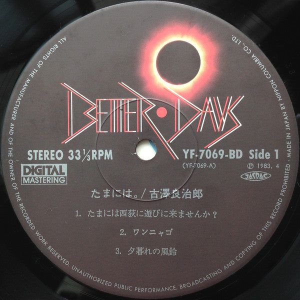 たまには。= Once In A While