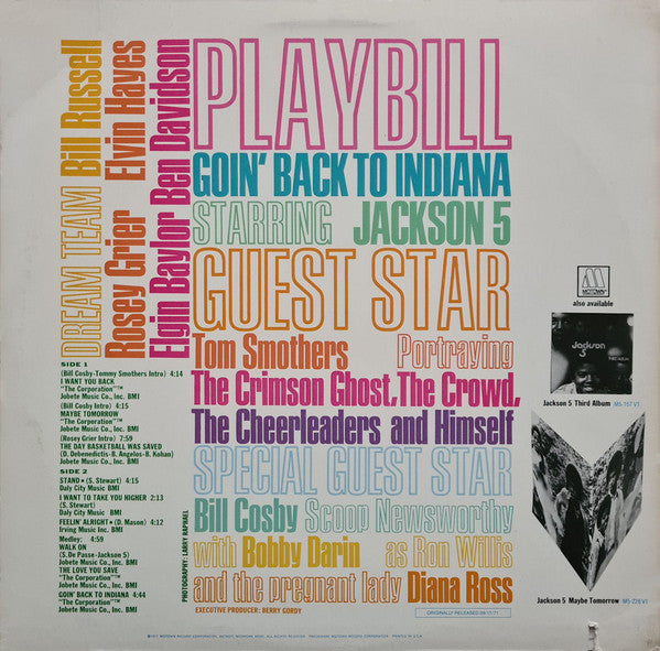 Release: Goin' Back To Indiana (Original TV Soundtrack)-Vinyl-US-1982-5261ML-9746672
