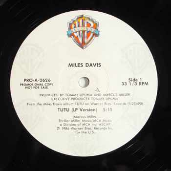 Release: Tutu-Vinyl-US-1986-PRO-A-2626-4806184