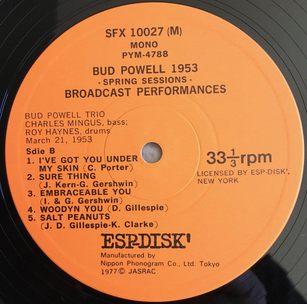 1953 Spring Sessions - Broadcast Performances