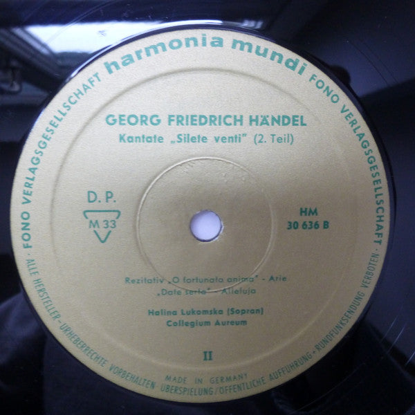 Silete Venti - Kantaten Für Sopran Und Orchester
