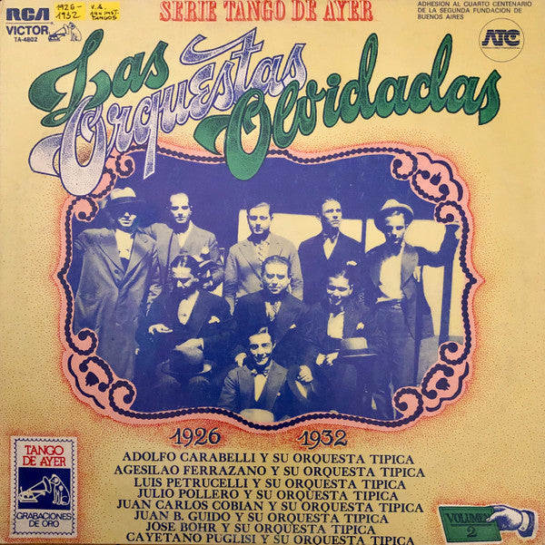 Release: Las Orquestas Olvidadas (1926-1932)-Vinyl-Argentina-1980-TA-4802-6906926