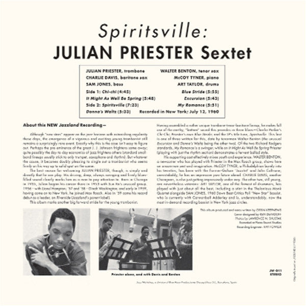 Master Release: Spiritsville by Julian Priester Sextet