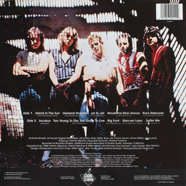 Release: No Parole From Rock 'N' Roll-Vinyl-US-1989-SLAM 11-3994778