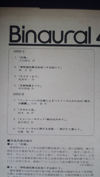 Binaural 45 Original Test Recording Vol.3