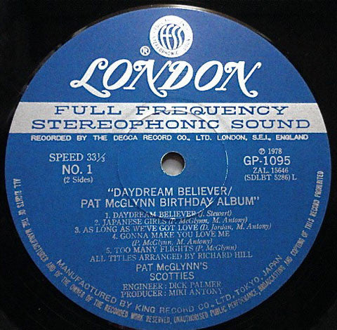 Daydream Believer / Pat McGlynn Birthday Album
