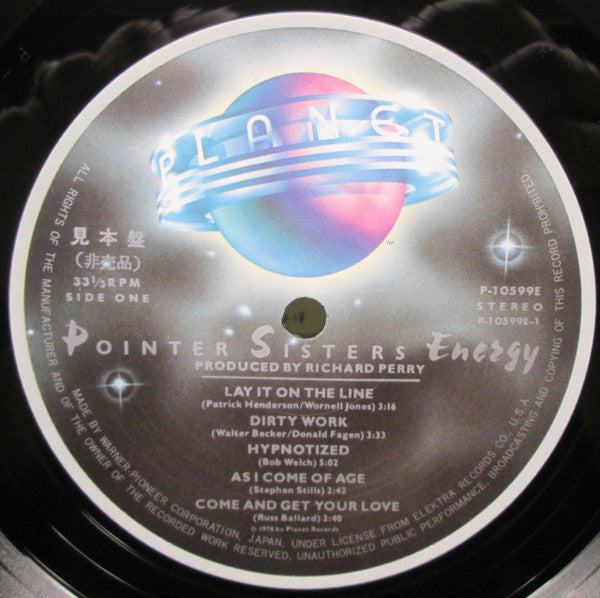 Release: Energy-Vinyl-Japan-1978-P-10599E-7132203