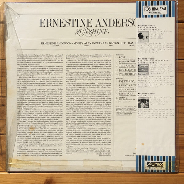 Master Release: Sunshine by Ernestine Anderson