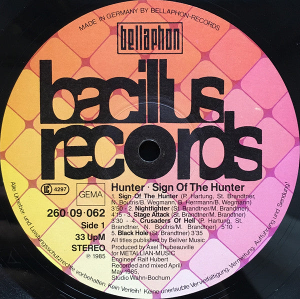 Sign Of The Hunter
